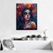 Skeleton Makeup Paint by Numbers Kit for Adults – Day of the Dead Sugar Skull Woman DIY Acrylic Painting on 16x20" Canvas, Beginner-Friendly Halloween Art Craft for Home Wall Decor (Unframed)